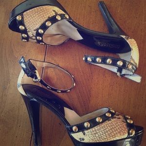 MICHAEL KORS Snake Skin Platforms